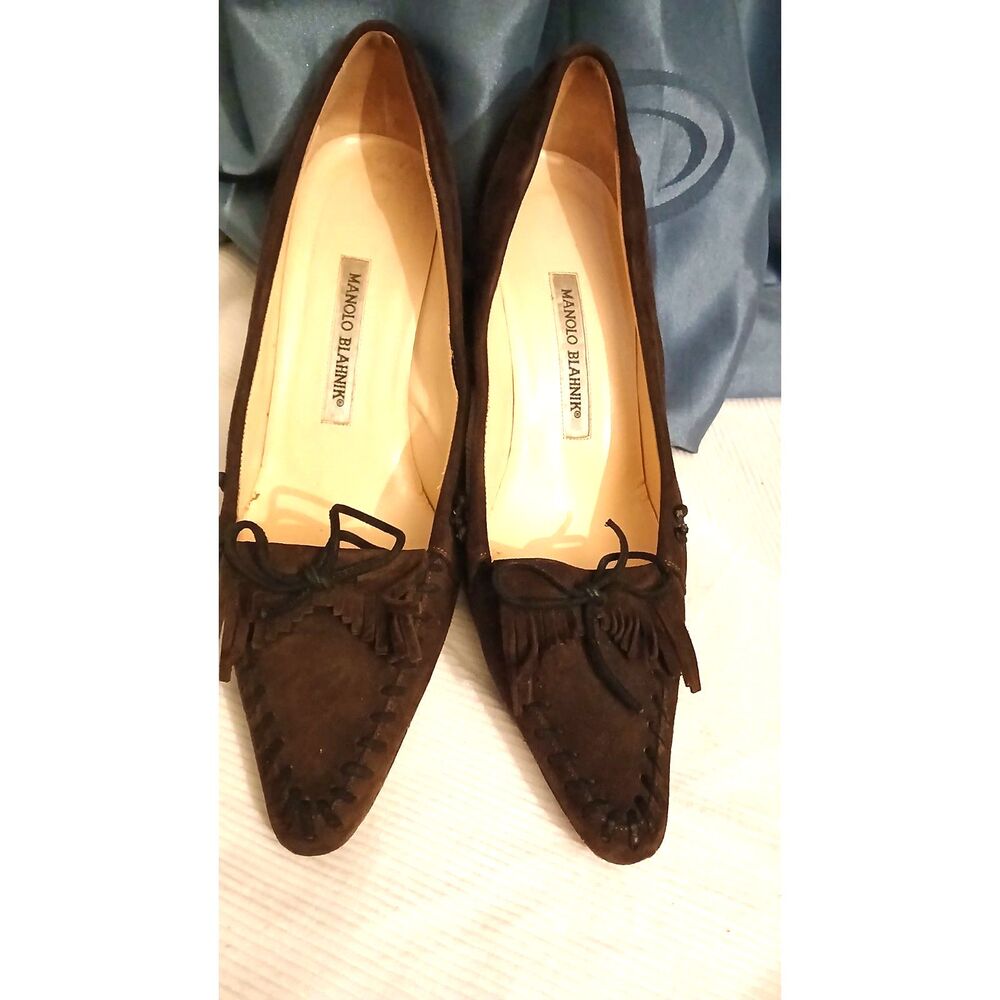 Manolo-blahnik Women's Brown Footwear - Picture 7 of 7
